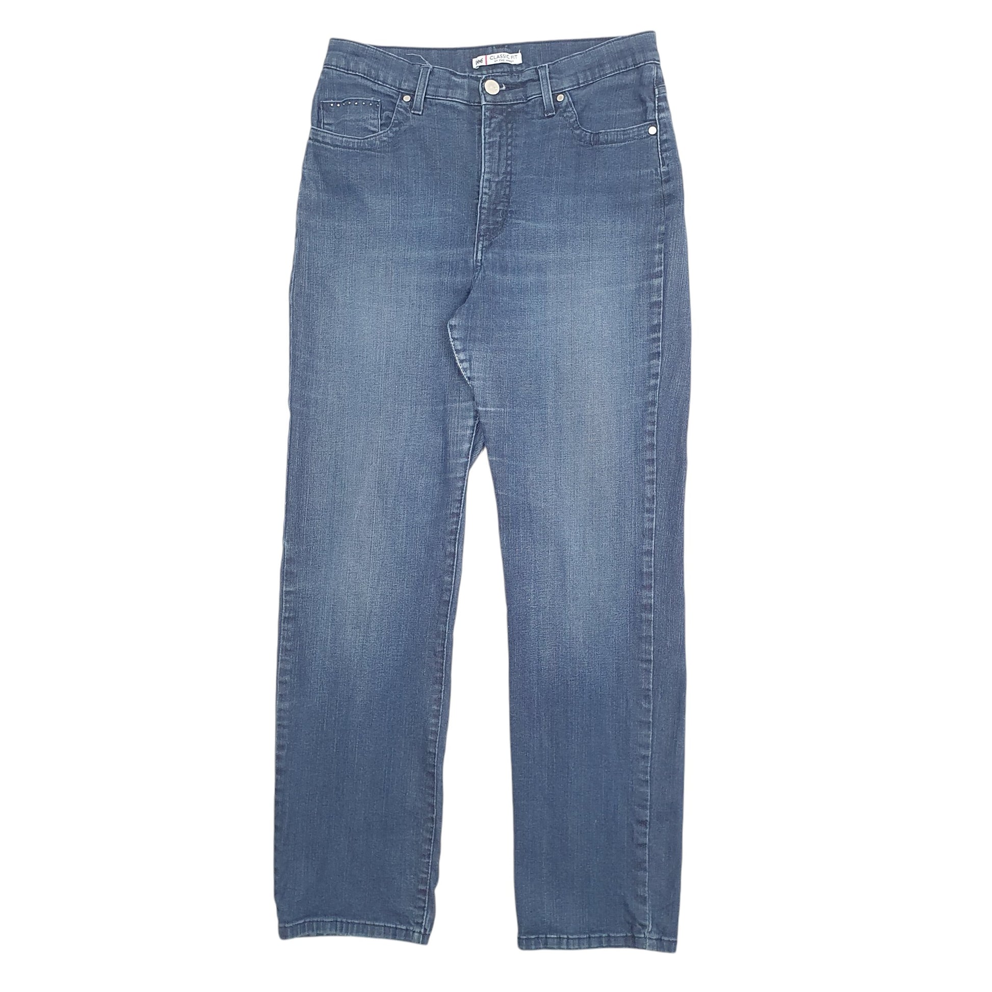 Womens Blue Lee Classic Stretch Fit At The Waist Casual JeansW30 L30