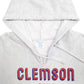 Womens Grey Champion Clemson Tigers Hoodie Jumper