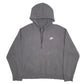 Mens Grey Nike  Hoodie Jumper