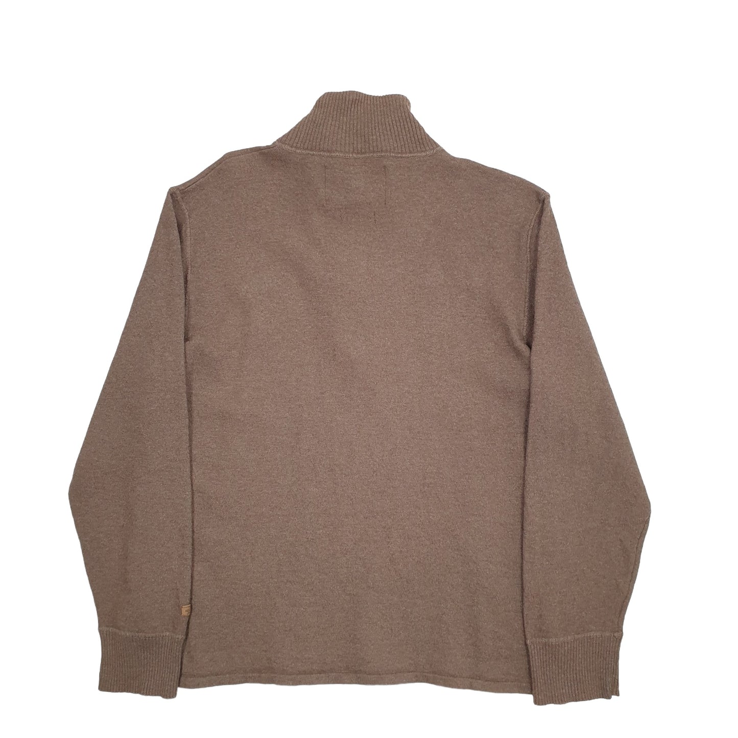 Mens Brown The North Face  Quarter Jumper