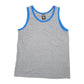 Mens Grey Stussy Vest Tank Top Short Sleeve T Shirt