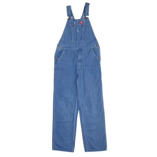 Womens Blue Dickies Denim Overalls Bib Dungaree Trousers