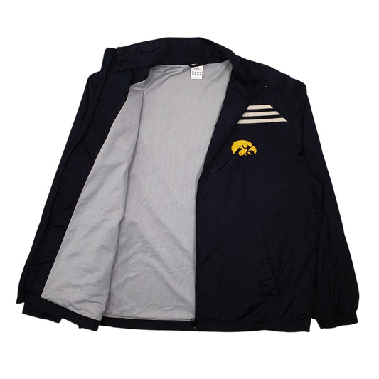 Mens Black Adidas Iowa Hawkeyes  Coat