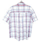 Mens Blue Chaps  Short Sleeve Shirt