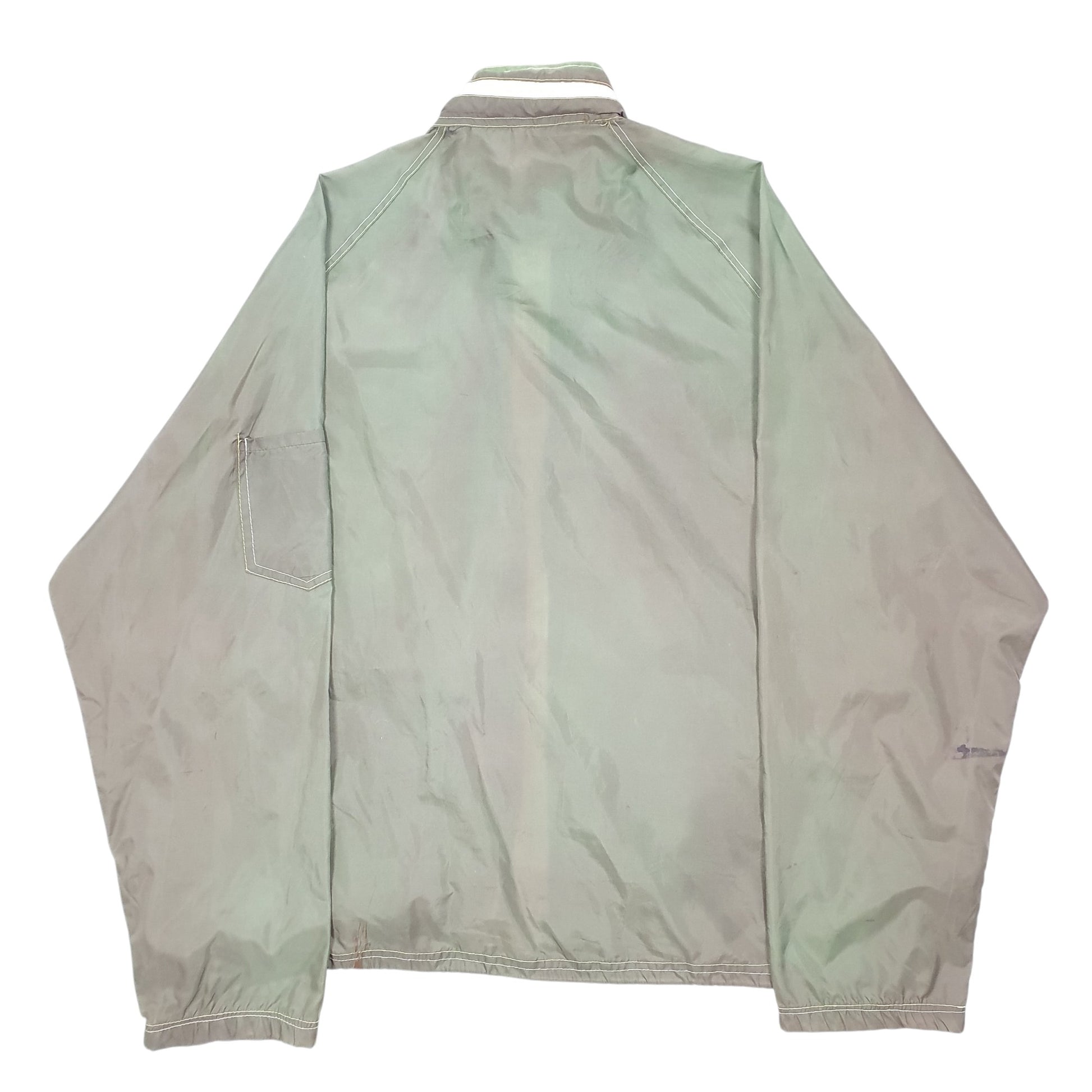 Mens Khaki Brian Liff All Weather Jacket Crewneck Coat