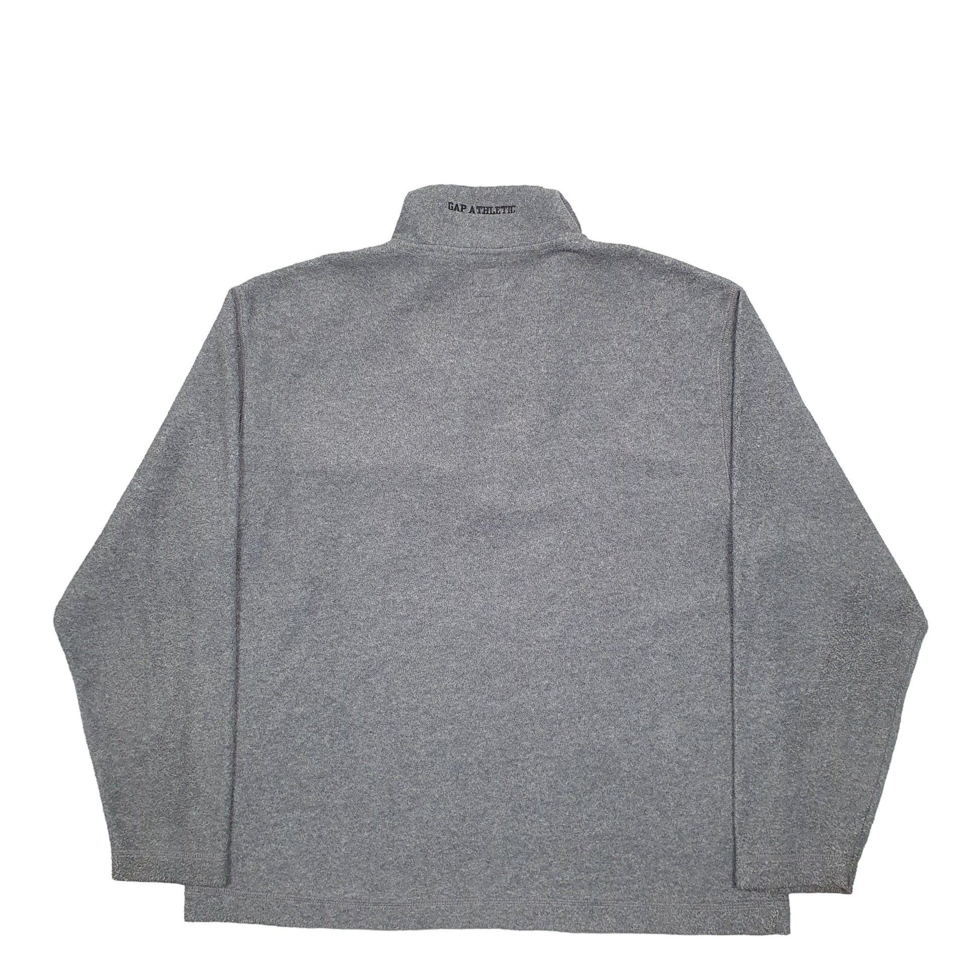 Mens Grey Gap  Quarter Zip Jumper