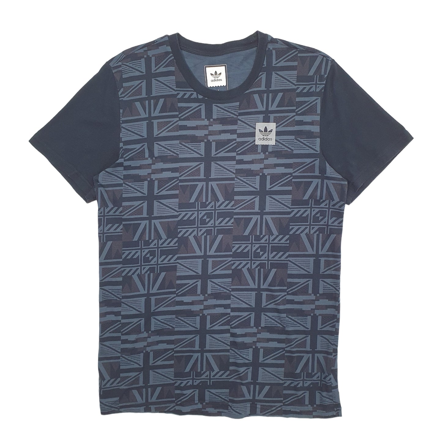 Mens Grey Adidas  Short Sleeve T Shirt