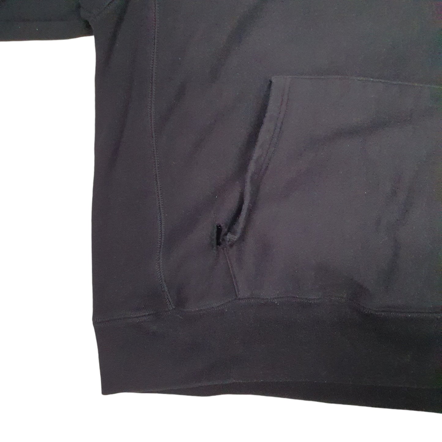 Mens Black Champion Reverse Weave Hoodie Jumper