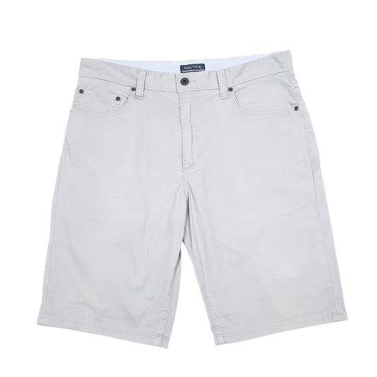 Mens Grey Nautica Classic Chino Shorts