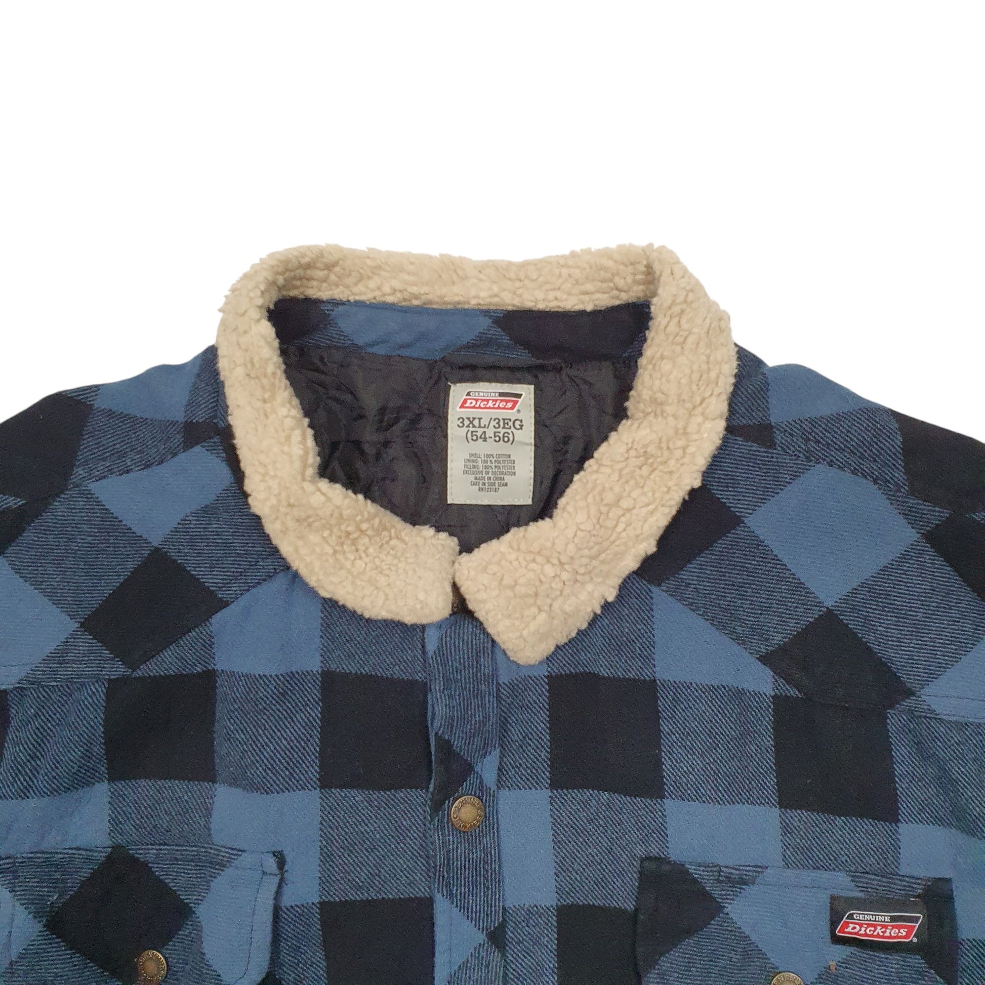 Mens Blue Dickies Shacket  Coat
