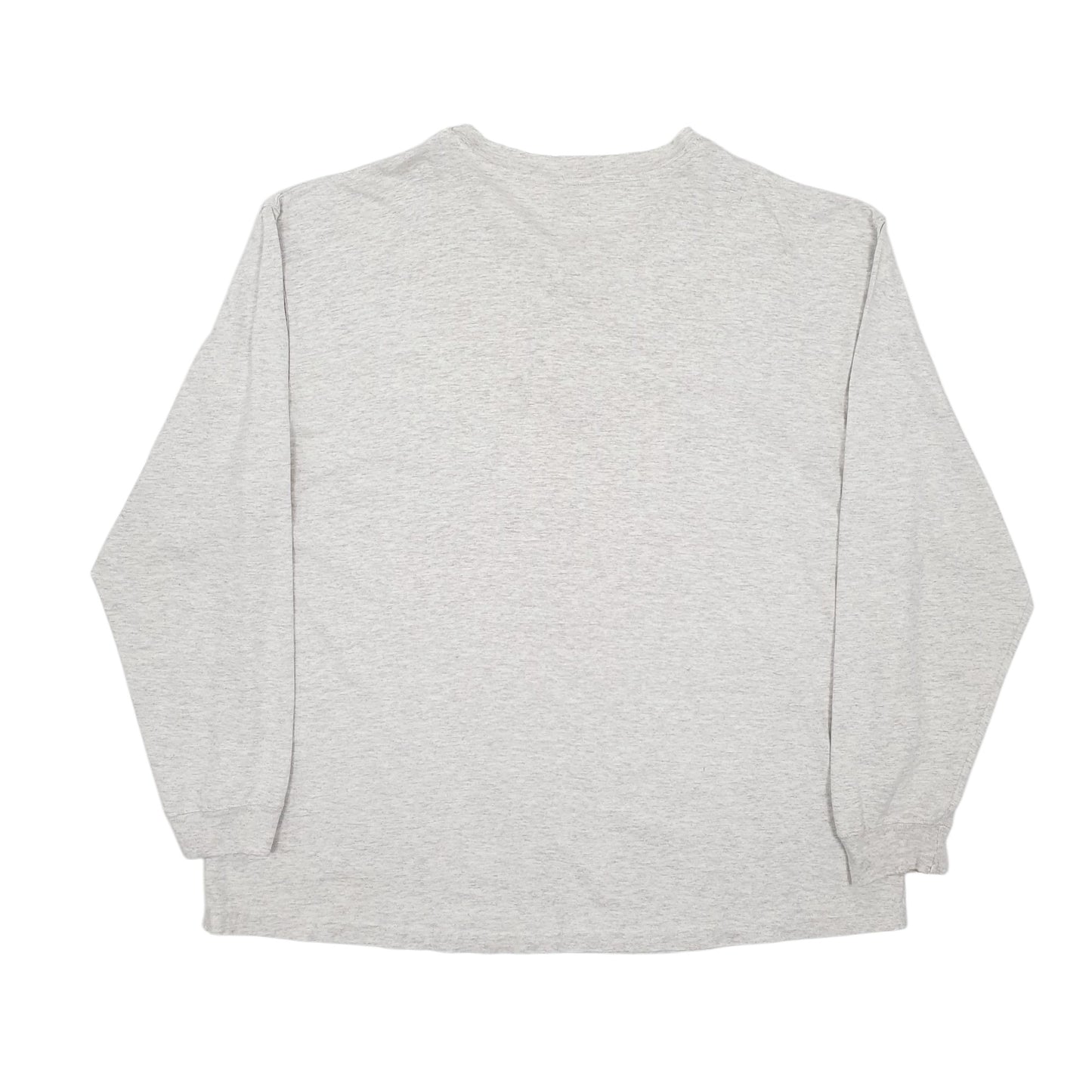 Mens Grey Carhartt Vinatge 00s Henley Long Sleeve T Shirt