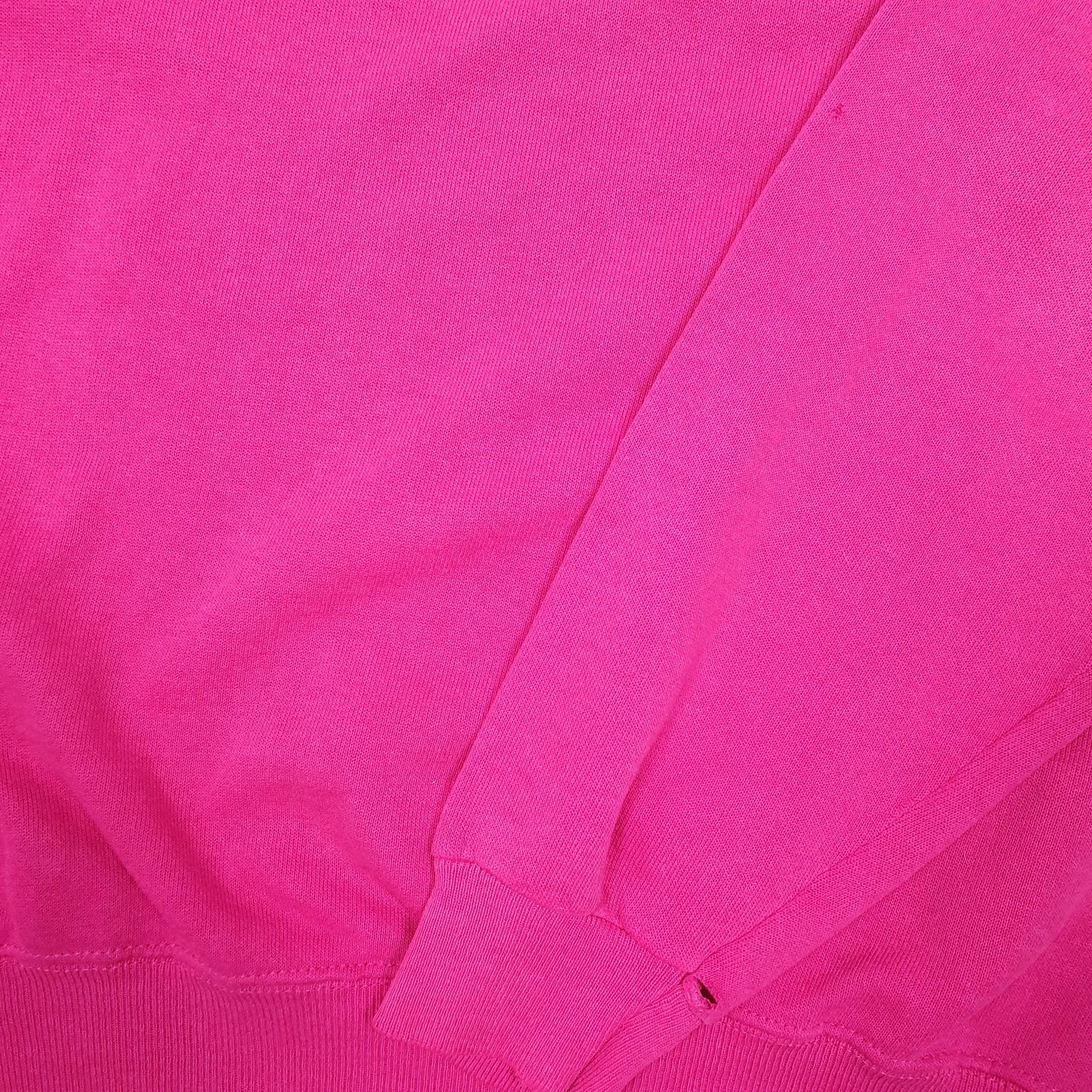 Womens Pink Hanes Vintage Raglan Made In USA 90s Crewneck Jumper
