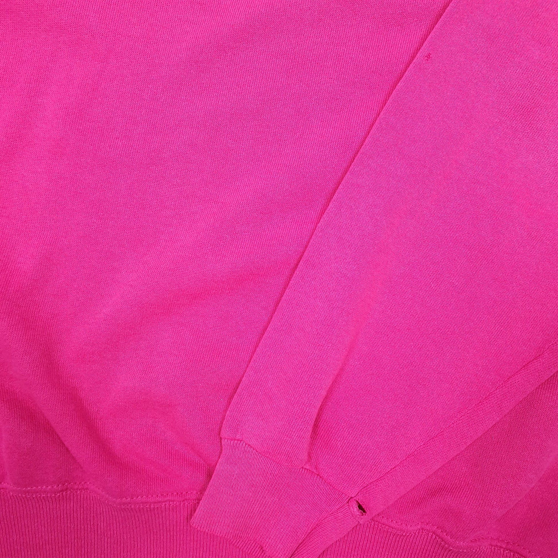 Womens Pink Hanes Vintage Raglan Made In USA 90s Crewneck Jumper