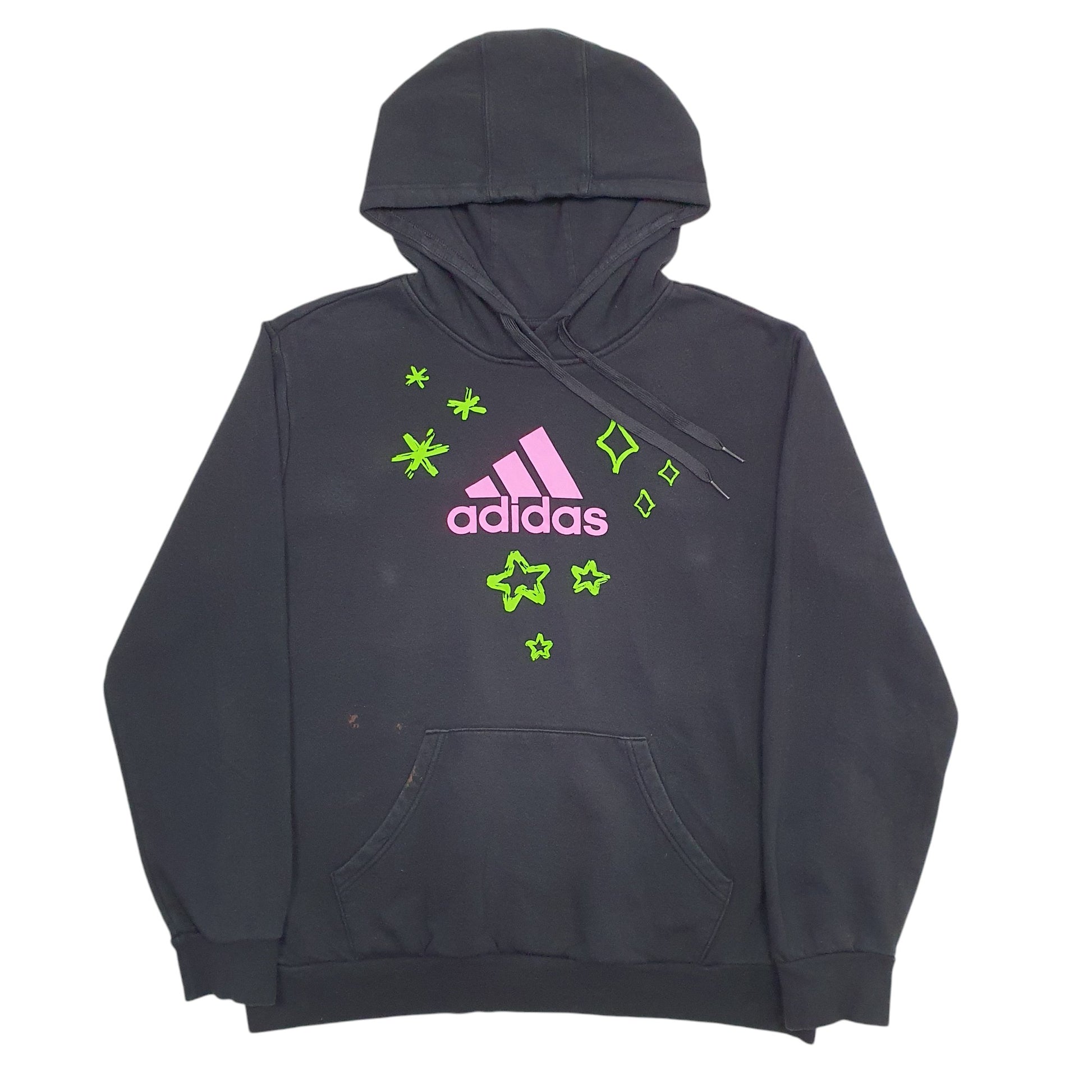 Womens Black Adidas  Hoodie Jumper