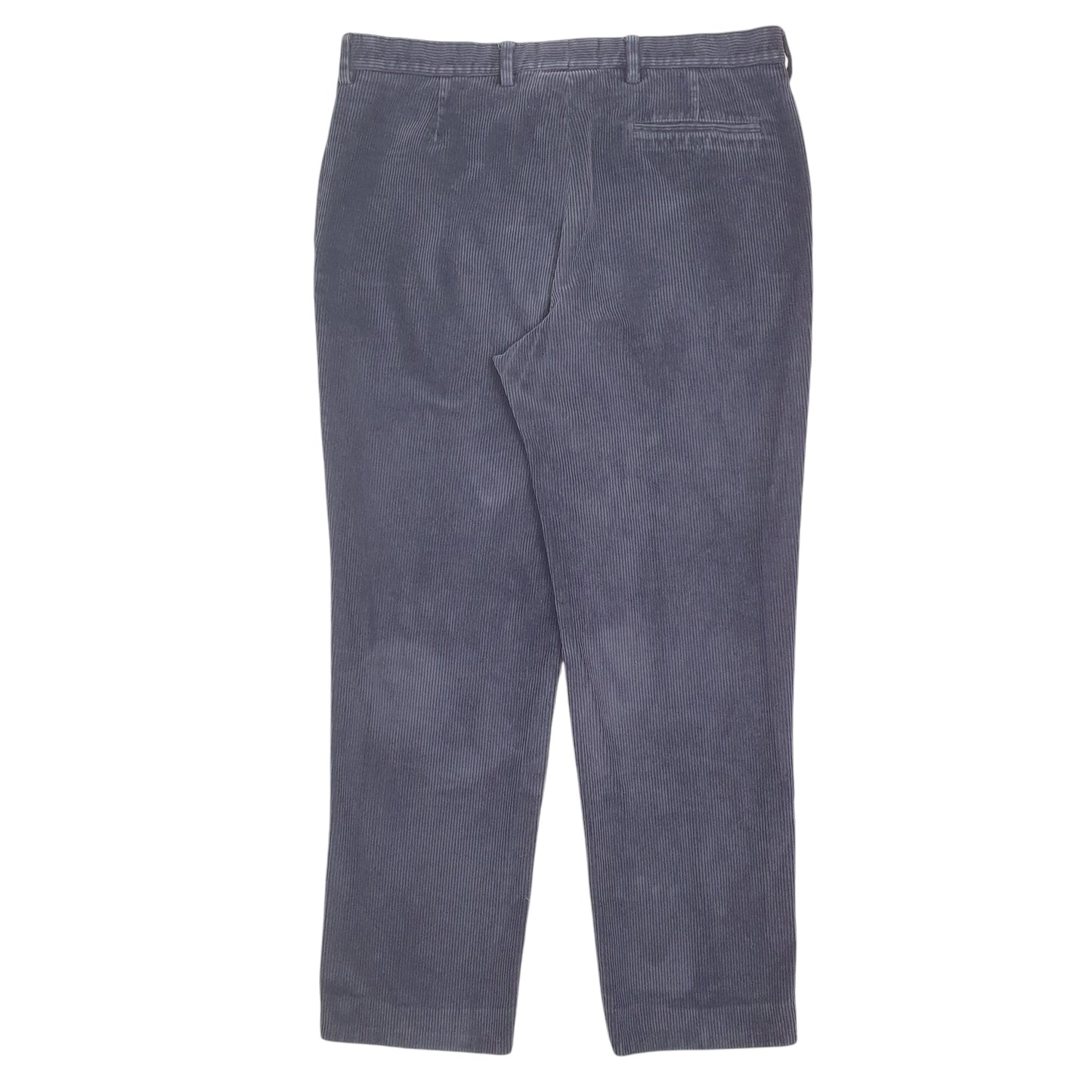 Mens Blue Burberry Kimble Corduroy Trousers