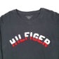 Mens Black Tommy Hilfiger Spellout Sleepwear Crewneck Jumper