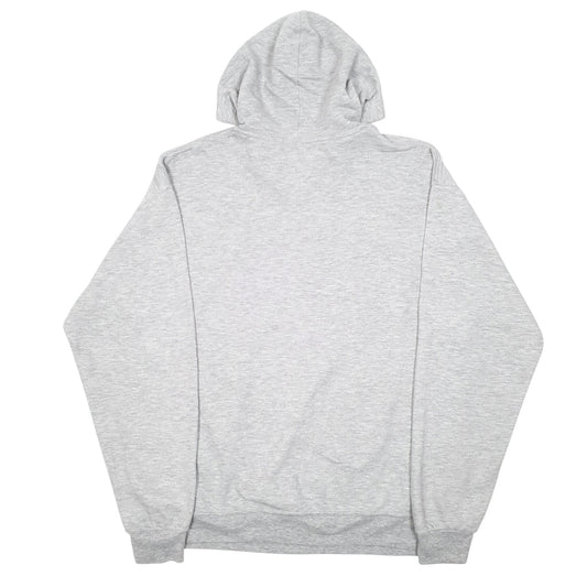 Mens Grey Fruit Of The Loom East Carteret Mariners Spellout USA Hoodie Jumper