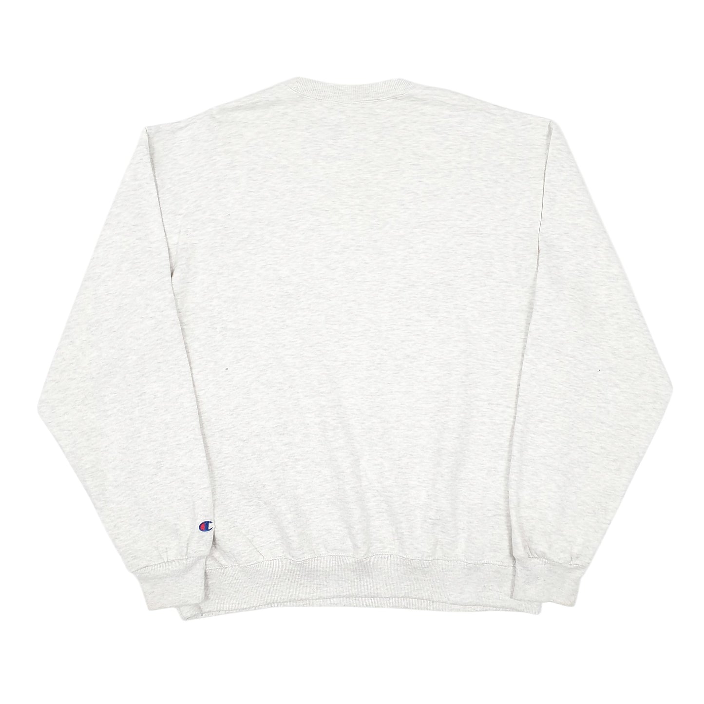 Mens Grey Champion Spellout. Crewneck Jumper