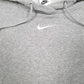 Mens Grey Nike Baggy Oversized Hoodie Jumper