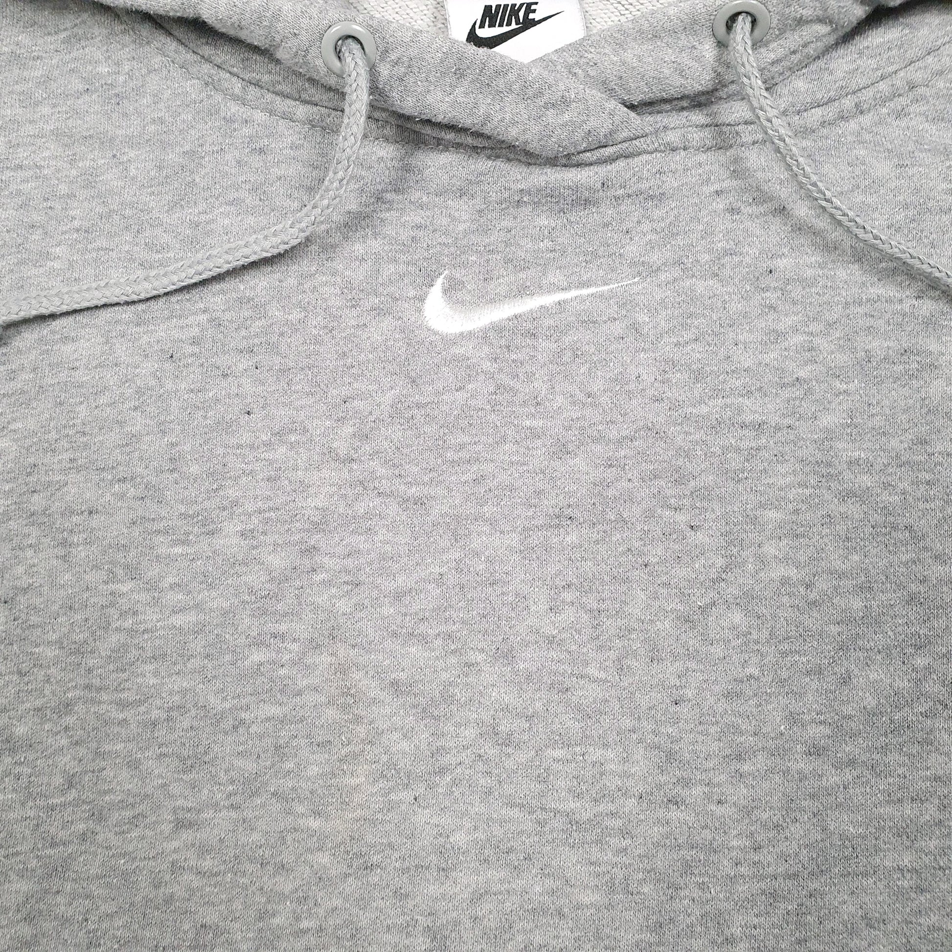 Mens Grey Nike Baggy Oversized Hoodie Jumper
