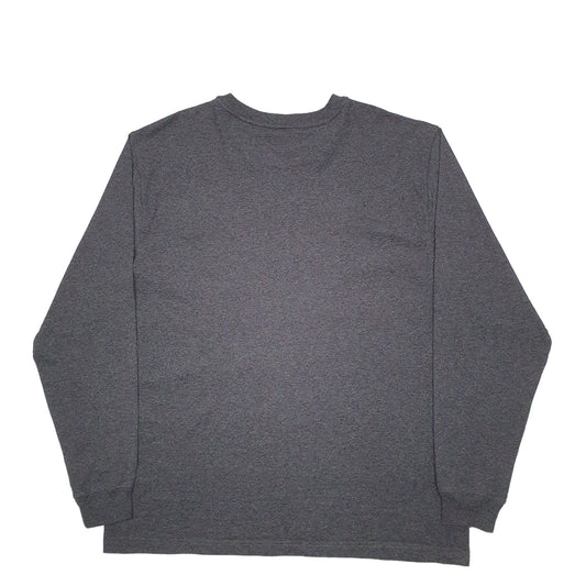 Mens Grey Carhartt  Long Sleeve T Shirt