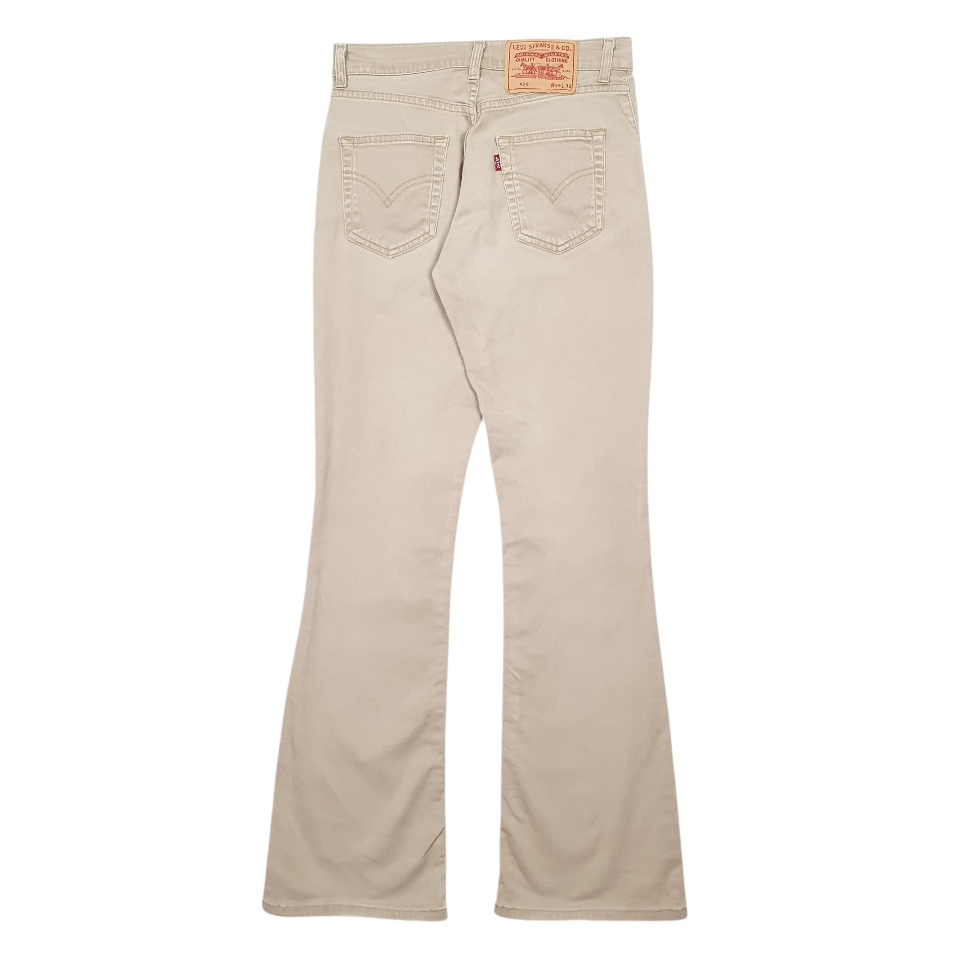 Womens Beige Levis 525 Chino Trousers