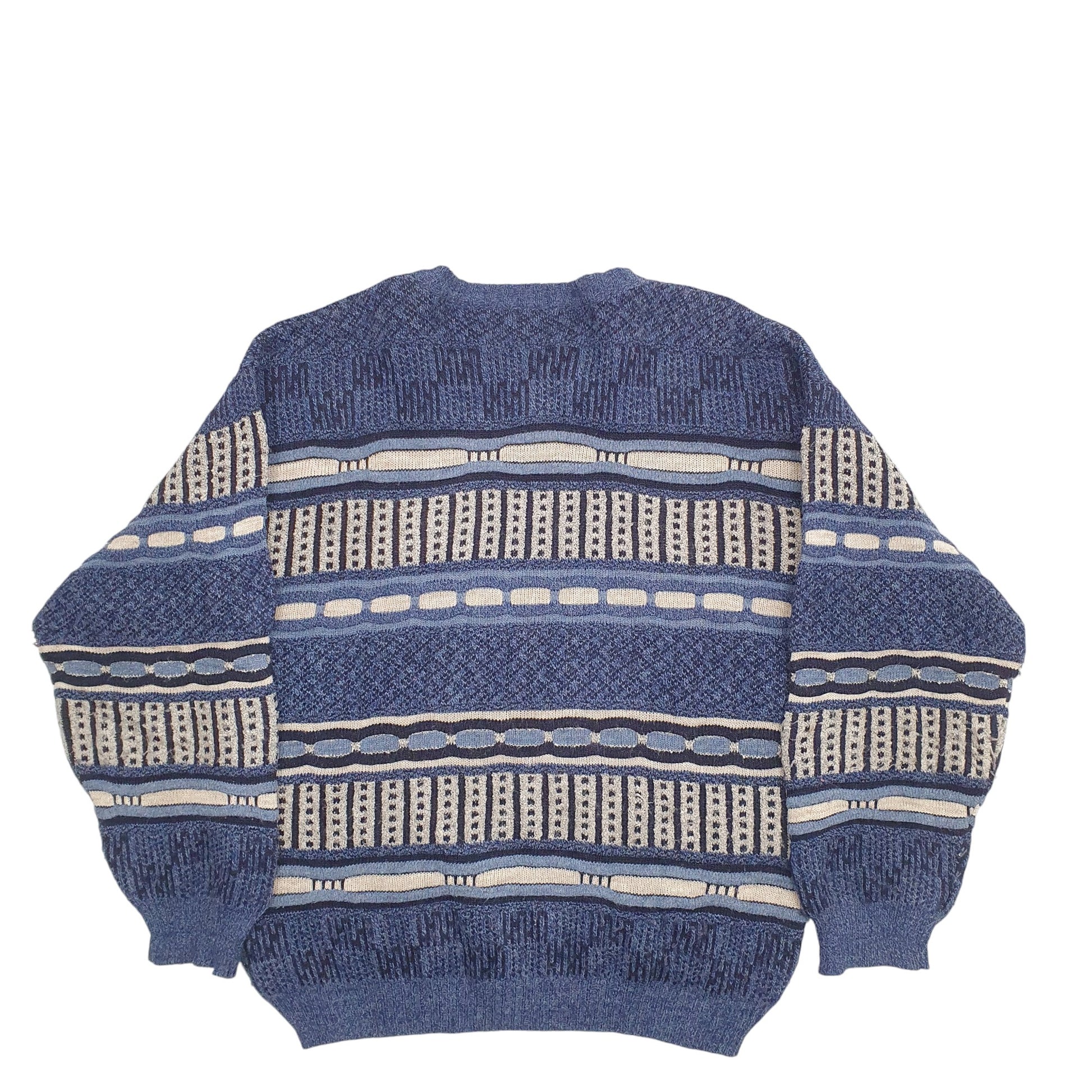 Mens Blue Brice  Crewneck Jumper