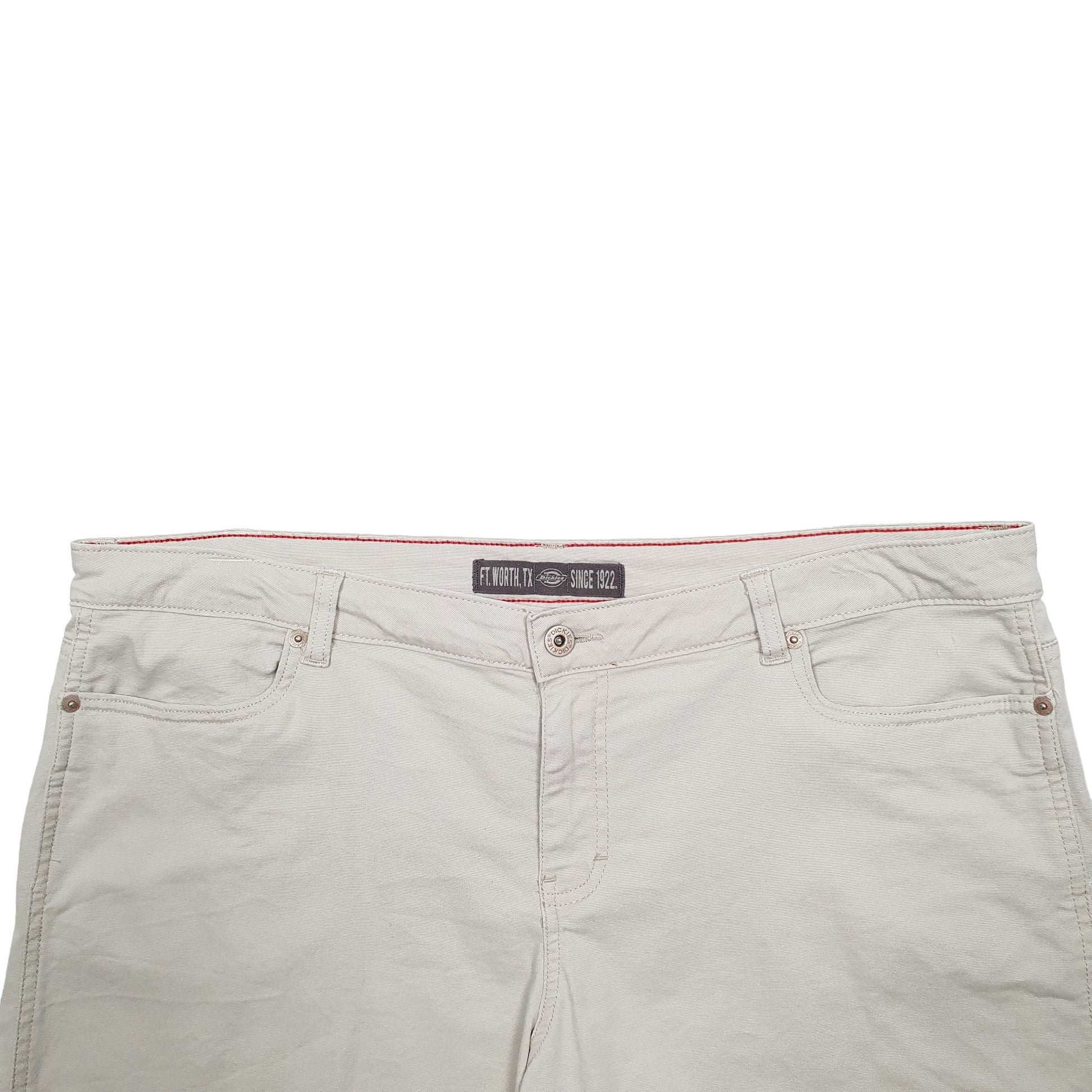 Womens Cream Dickies  Chino Shorts