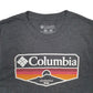 Mens Grey Columbia Sportswear Spellout Short Sleeve T Shirt