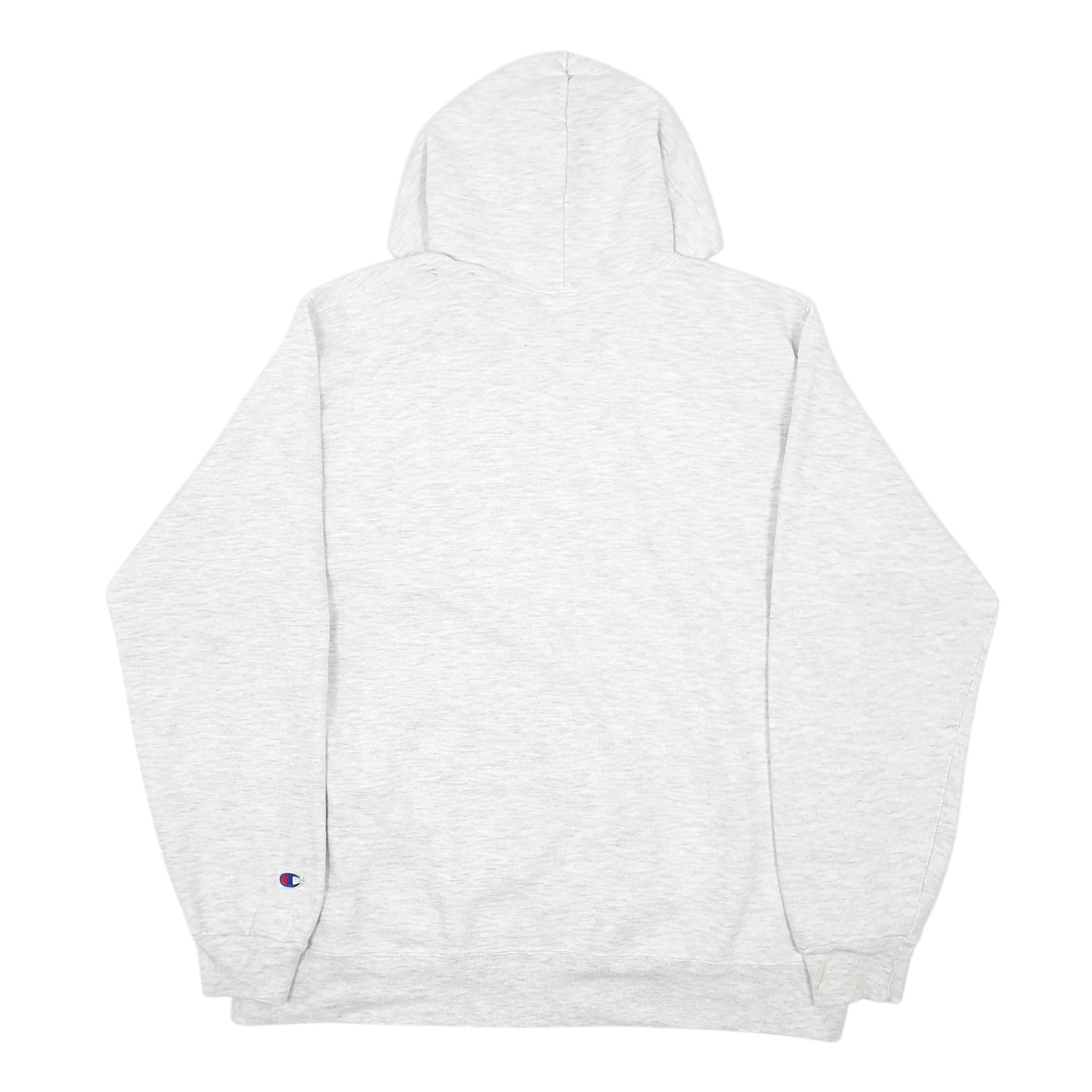 Mens Grey Champion Vintage 90s Made In USA Hoodie Jumper