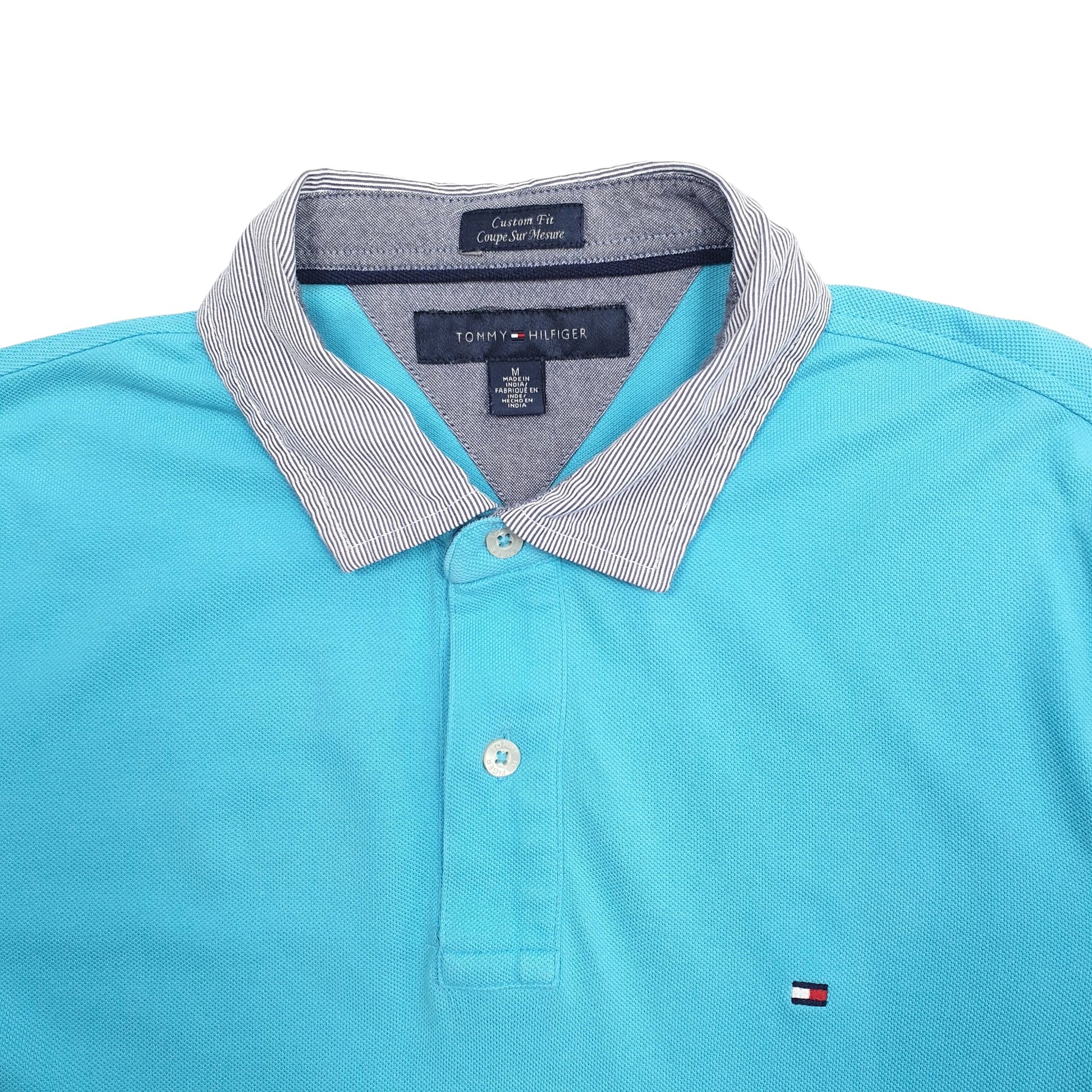 Mens Blue Tommy Hilfiger  Short Sleeve Polo Shirt