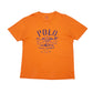 Mens Orange Polo Ralph Lauren Spellout Short Sleeve T Shirt