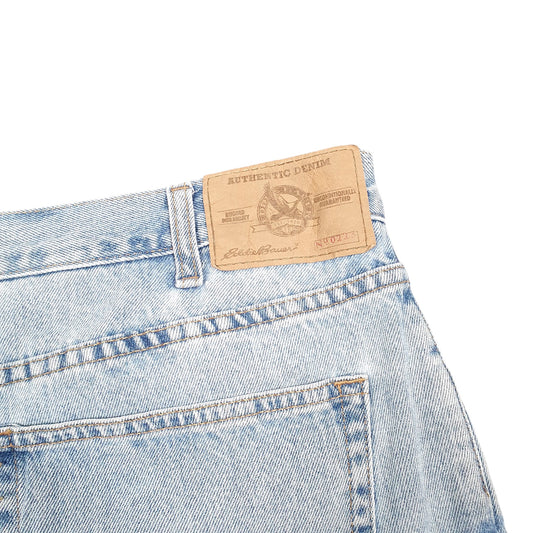 Mens Blue Eddie Bauer Jorts Jean Casual Denim Shorts