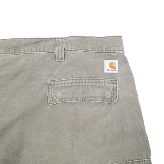Mens Khaki Carhartt Workwear 100277 Combat Relaxed Cargo Shorts