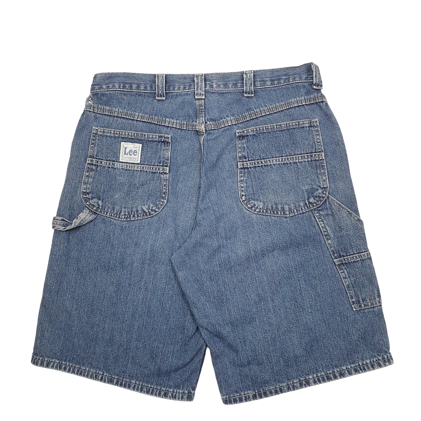 Mens Blue Lee  Carpenter Shorts