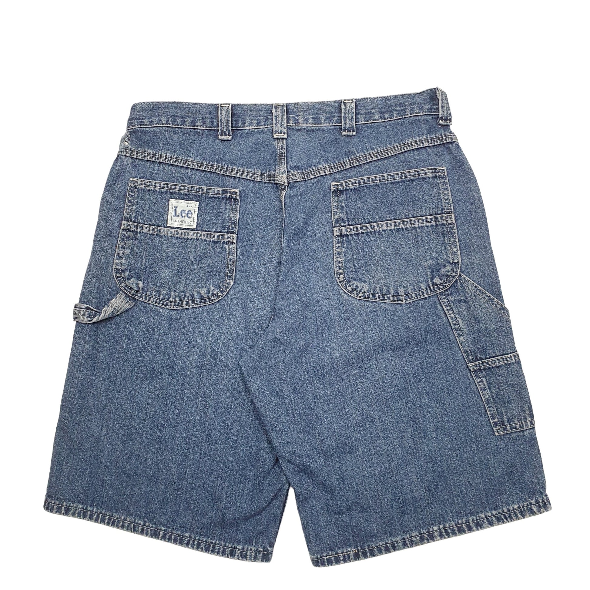 Mens Blue Lee  Carpenter Shorts