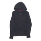 Womens Black Tommy Hilfiger Cable Knit Hoodie Jumper