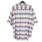 Mens White Ralph Lauren Bleeding Madras Short Sleeve Shirt