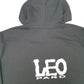 Mens Black Leopard Skateboarding Hoodie Jumper