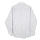 Mens White Dockers Stretch Fitted Long Sleeve Shirt