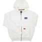 Mens White Dickies Workwear Full Zip Jumper