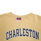 Mens Yellow Champion Charlestown Spellout Crewneck Jumper