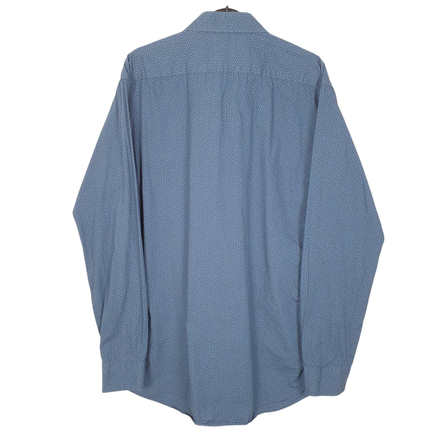 Mens Blue 14th & Union Trim Long Sleeve Shirt