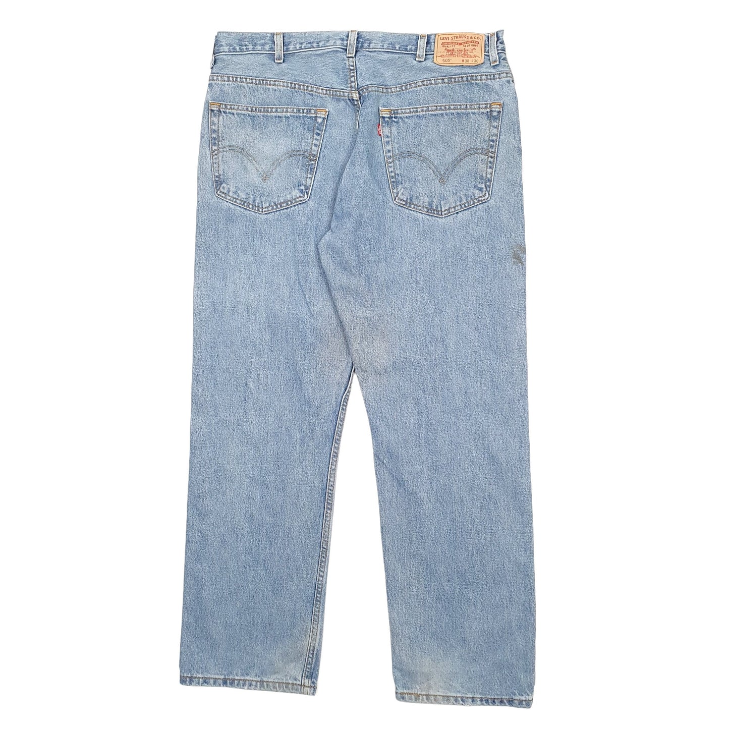 Mens Blue Levis  505 JeansW38 L30