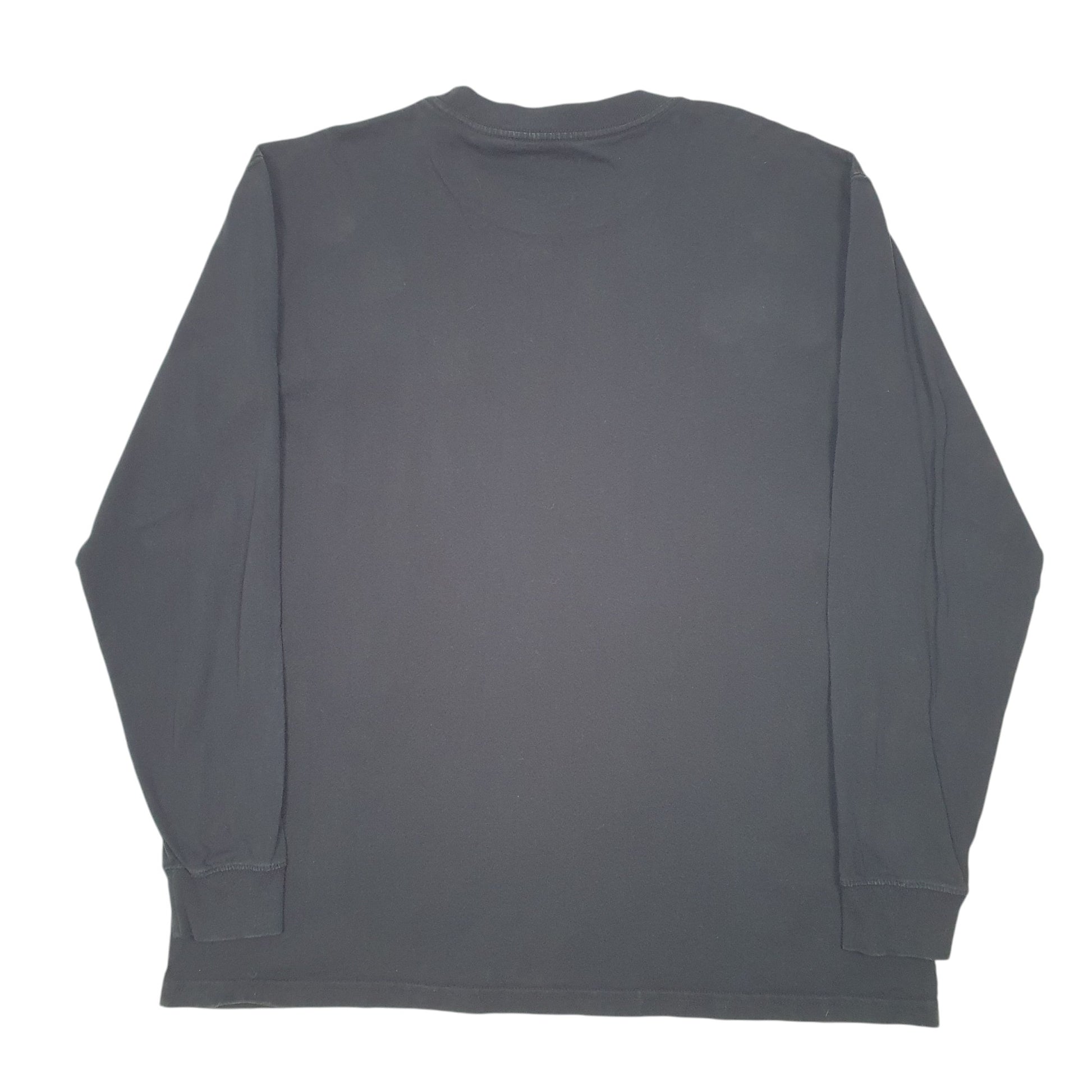 Mens Black Dickies Pocket Workwear Tall Long Sleeve T Shirt