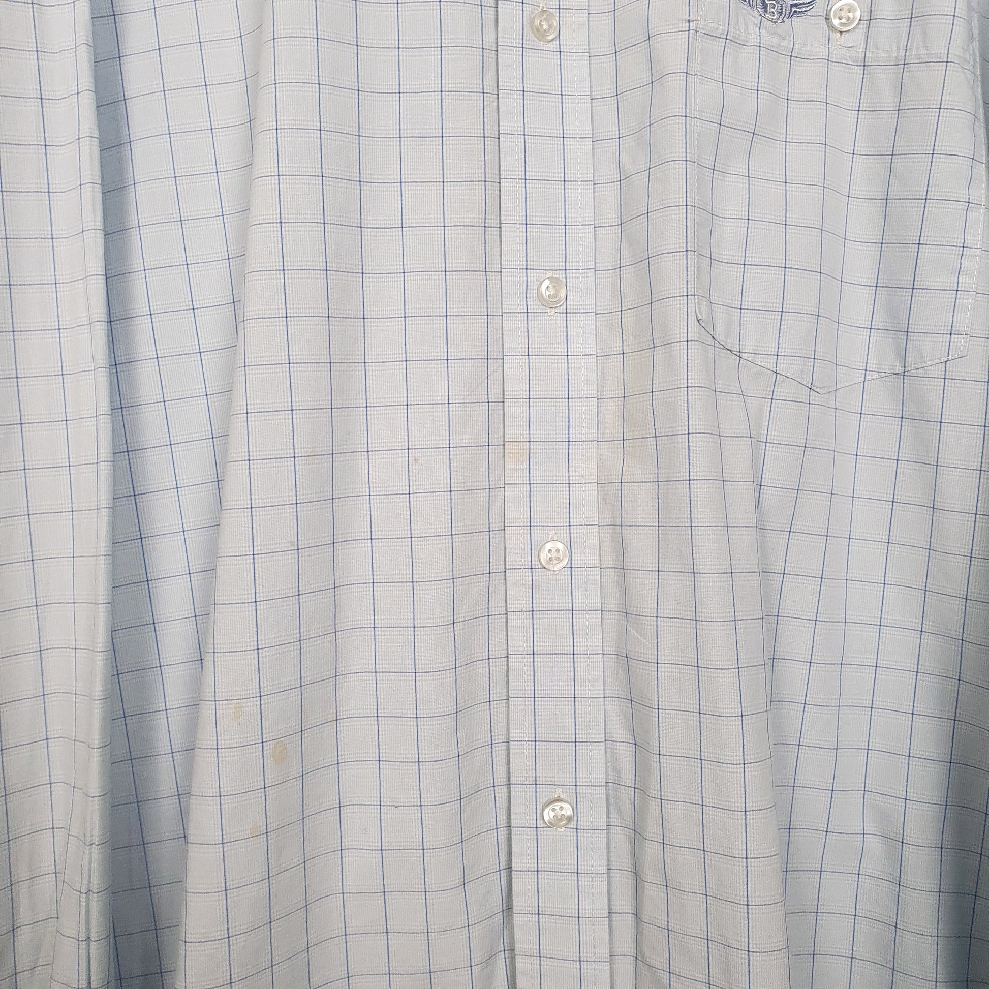 Mens Blue Wrangler Trevor Brazile Relentless Long Sleeve Shirt