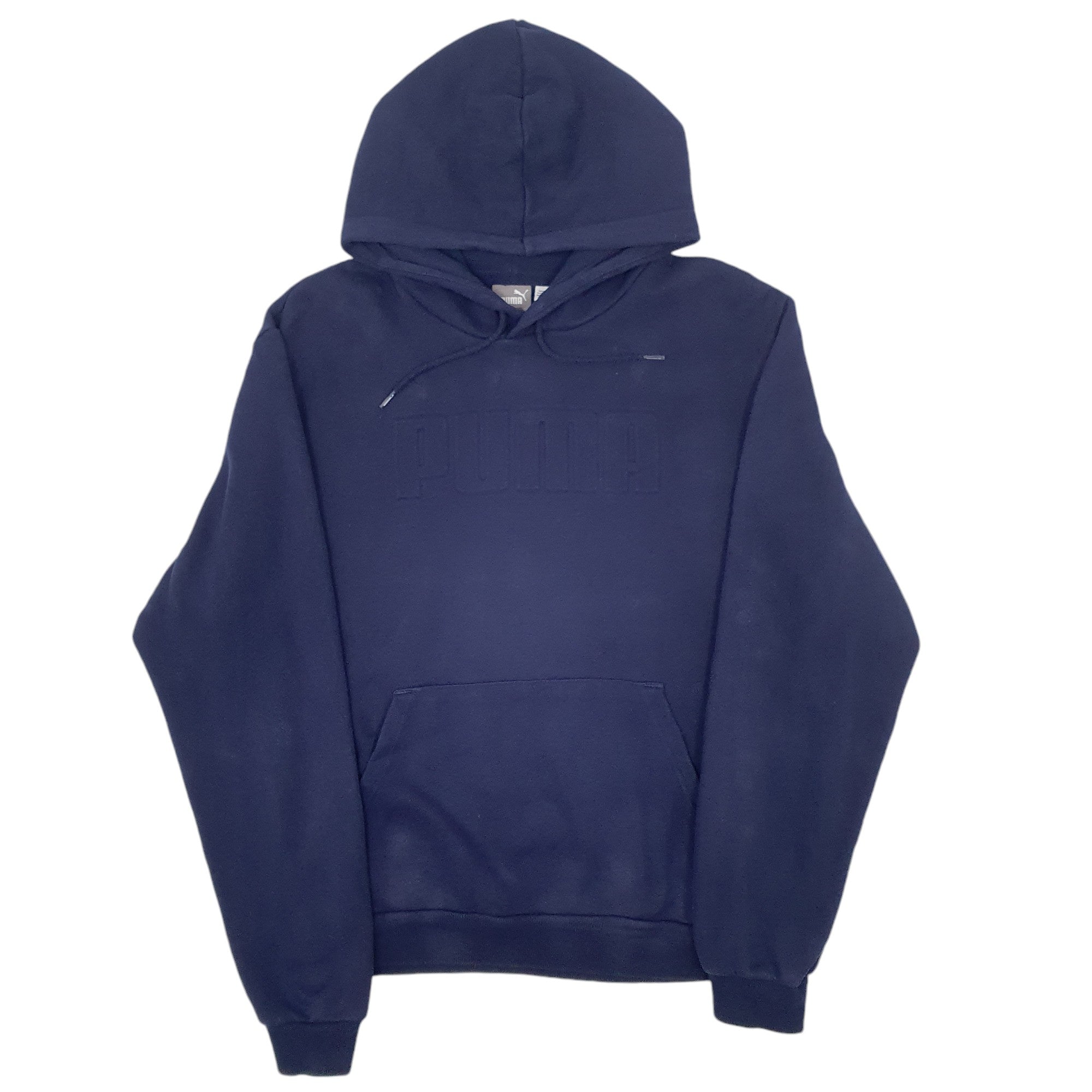 Mens navy puma hoodie hotsell