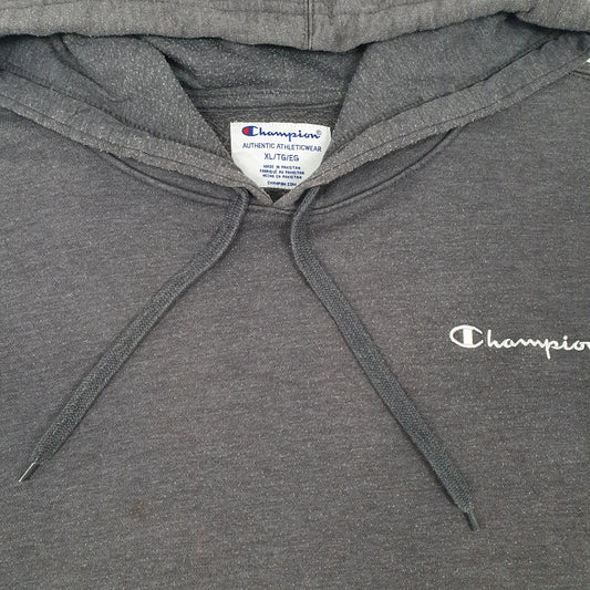 Mens Grey Champion  Hoodie Jumper
