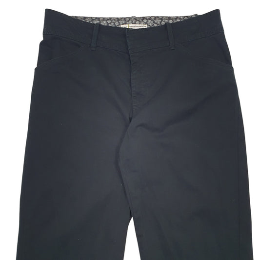 Womens Black Lee  Chino Trousers