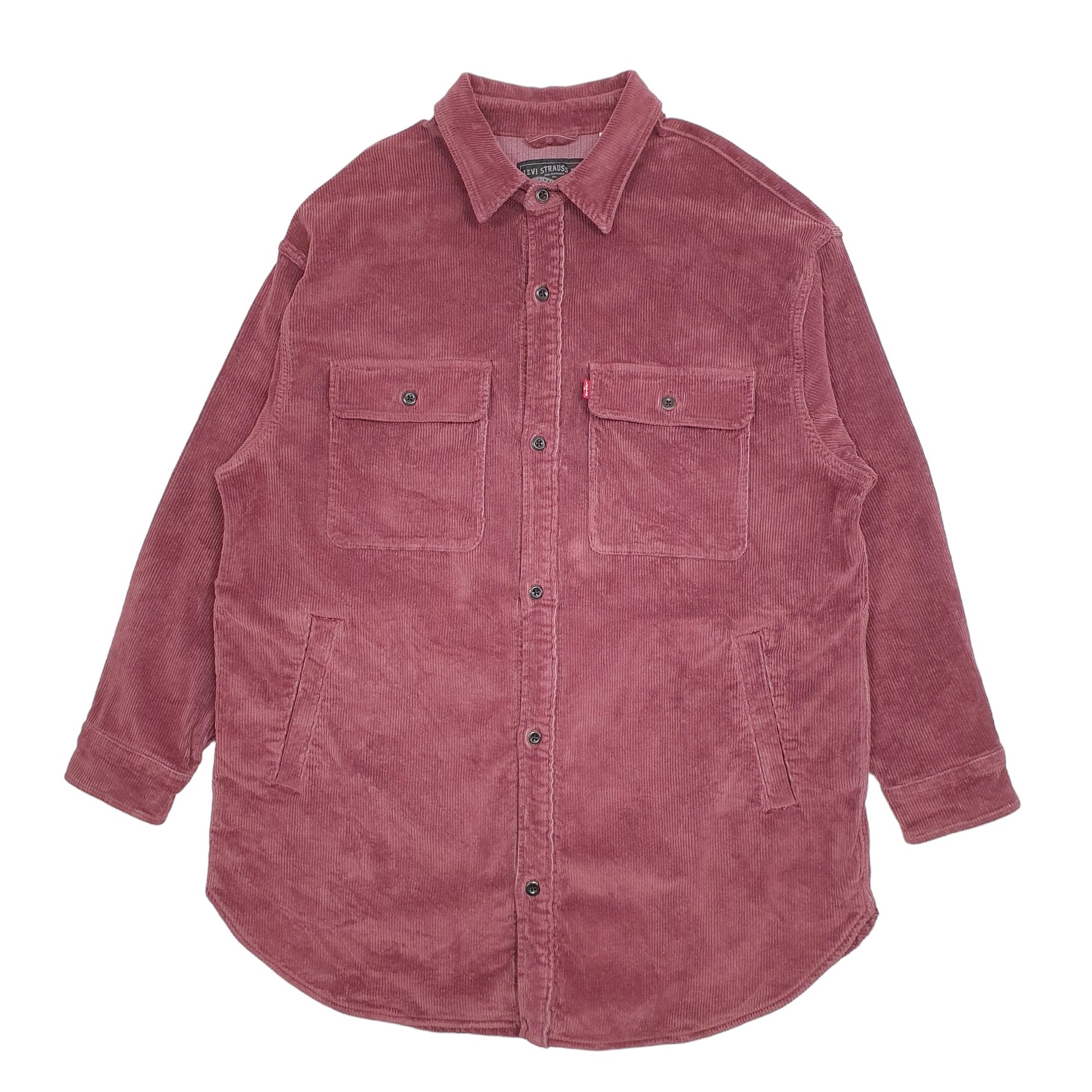 Mens Navy Levis Shacket Overshirt Jacket Long Sleeve Shirt